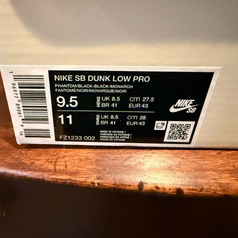 Nike SB Dunk Low Pro “Electric Pack Olympic Safari” Size 9.5 - Picture 6 of 7